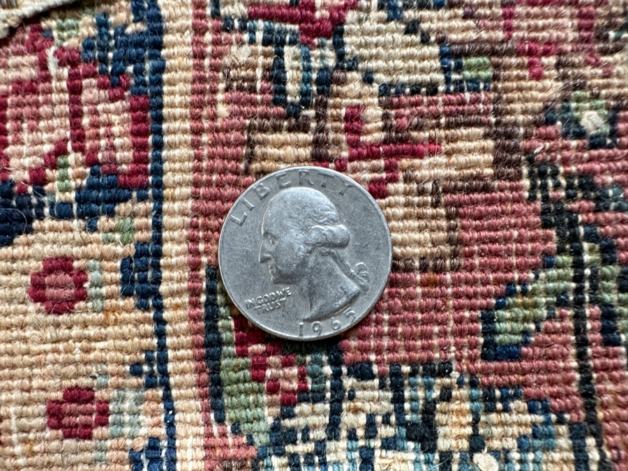 Stunning Vintage Hand Knotted Wool Persian Area Rug 37 X 59 [Photo 7]