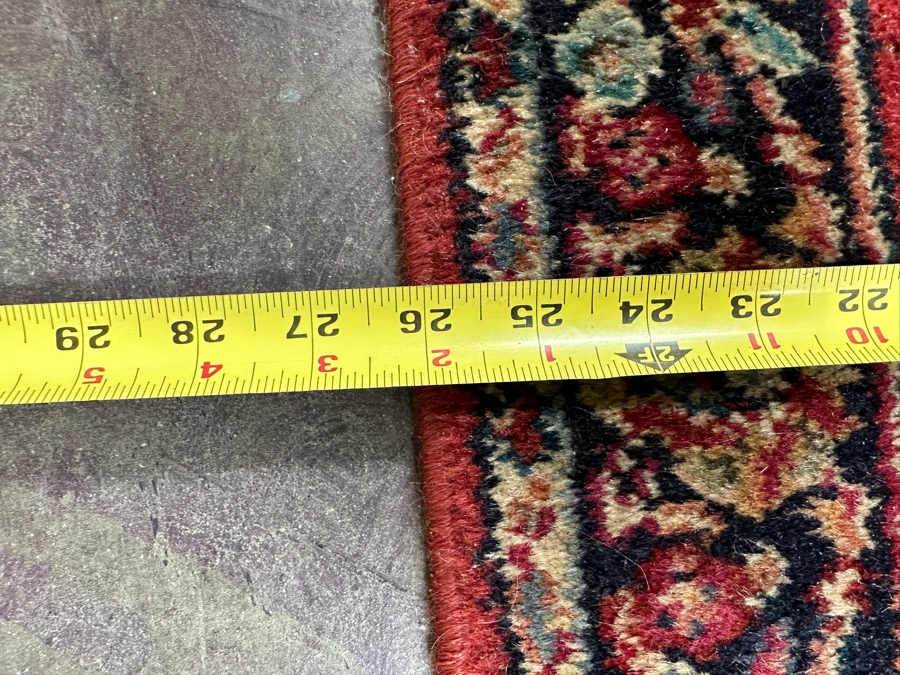 Vintage Karastan Sarouk Design Wool Loomed Area Rug 26 X 49 [Photo 6]