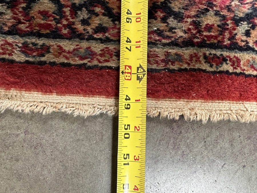 Vintage Karastan Sarouk Design Wool Loomed Area Rug 26 X 49 [Photo 7]