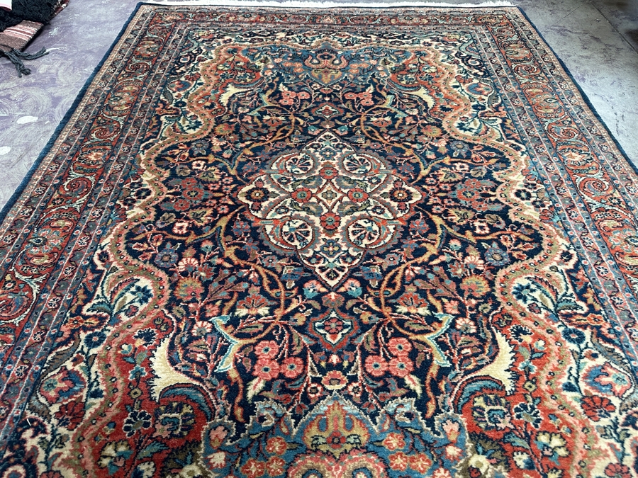 Stunning Vintage Hand Knotted Wool Persian Area Rug - 55 X 79 [Photo 6]