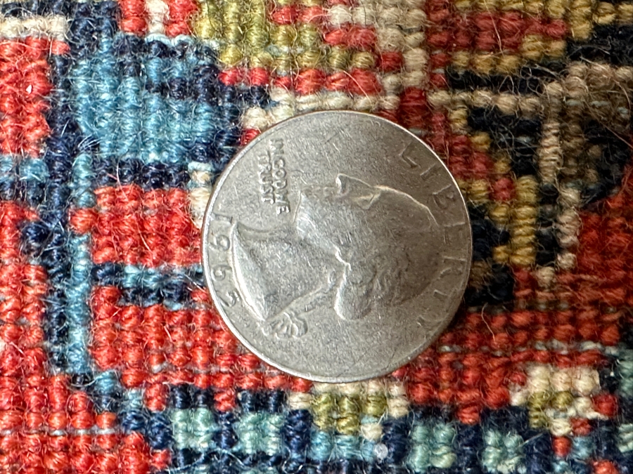 Stunning Vintage Hand Knotted Wool Persian Area Rug - 55 X 79 [Photo 8]