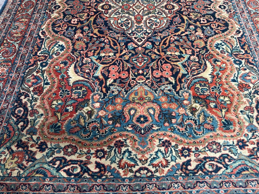 Stunning Vintage Hand Knotted Wool Persian Area Rug - 55 X 79 [Photo 4]