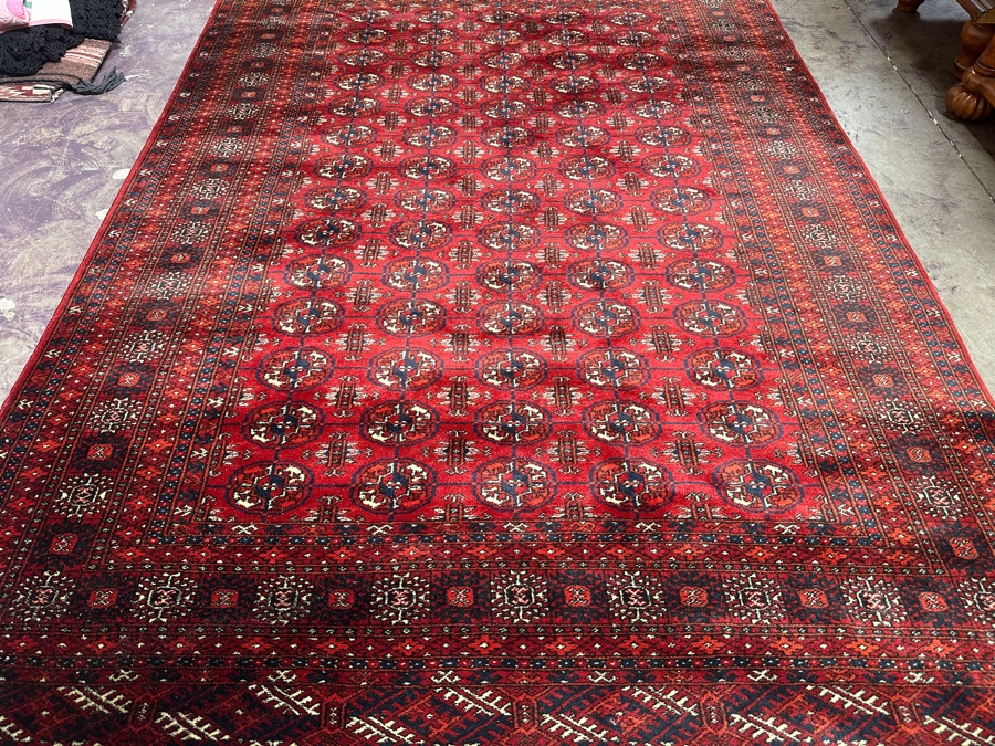 Vintage Hand Knotted Wool Silk Blend Persian Area Rug 59.5 X 90 [Photo 3]