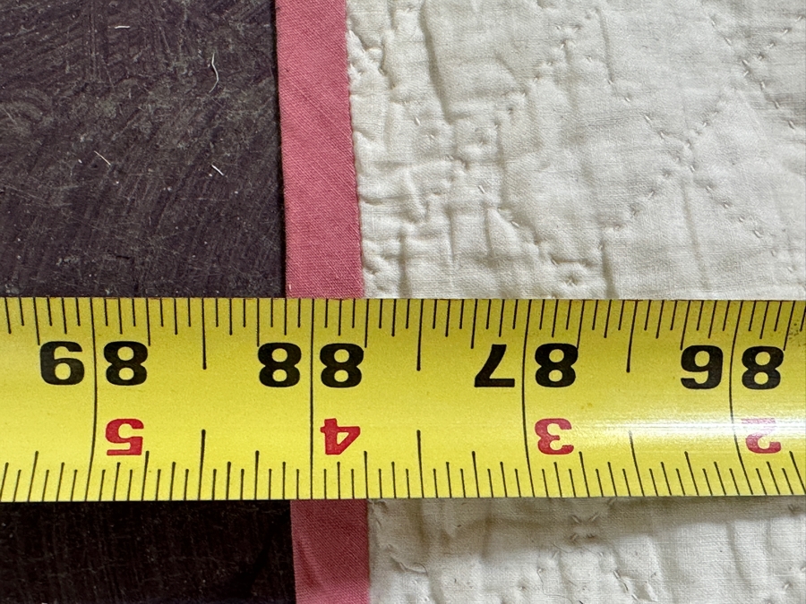 Vintage Handmade Quilt Signed And Dated 1929 88 X 95 [Photo 8]