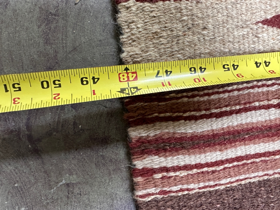 Vintage Navajo Handwoven Rug Blanket 48 X 72 [Photo 10]
