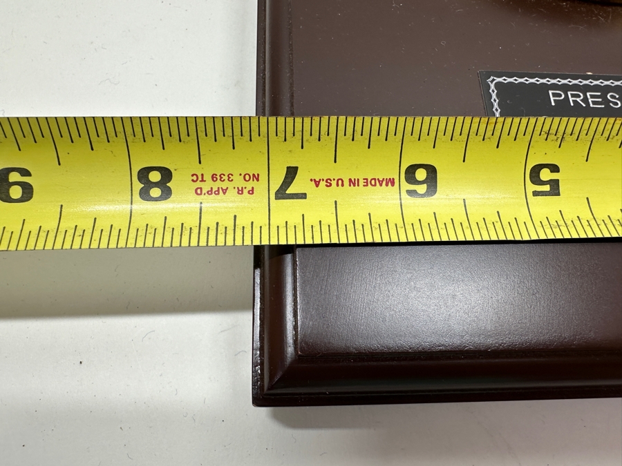 Vintage US Navy Plaque Awarded To Capt. J. R. Dennis For Saturn Mission Off Japan COMFLETRAGRU 7W X 10H [Photo 6]