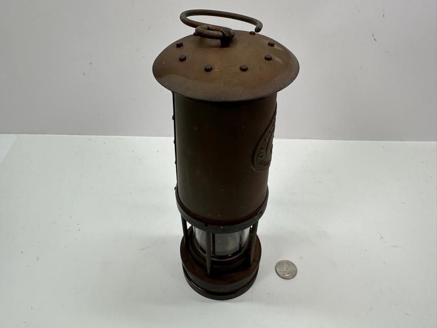Antique E. Thomas & Williams Ltd Cambrian Miners Lamp 10H [Photo 7]