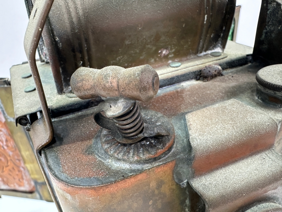 Antique Butin-Gillet Paris France French Railroad Oil Lantern Albert Butin 13H [Photo 16]