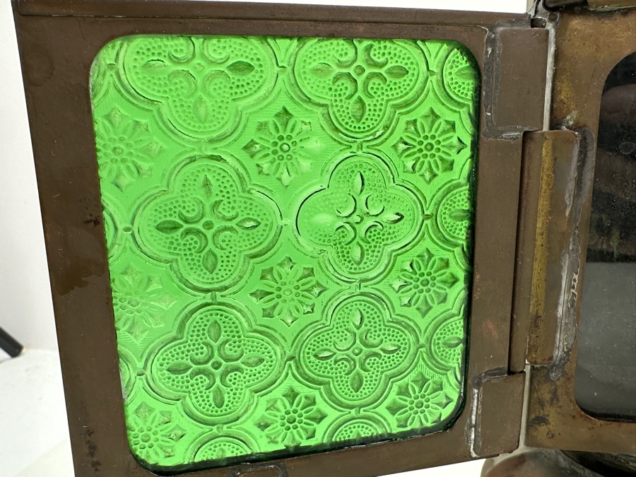 Antique Butin-Gillet Paris France French Railroad Oil Lantern Albert Butin 13H [Photo 8]