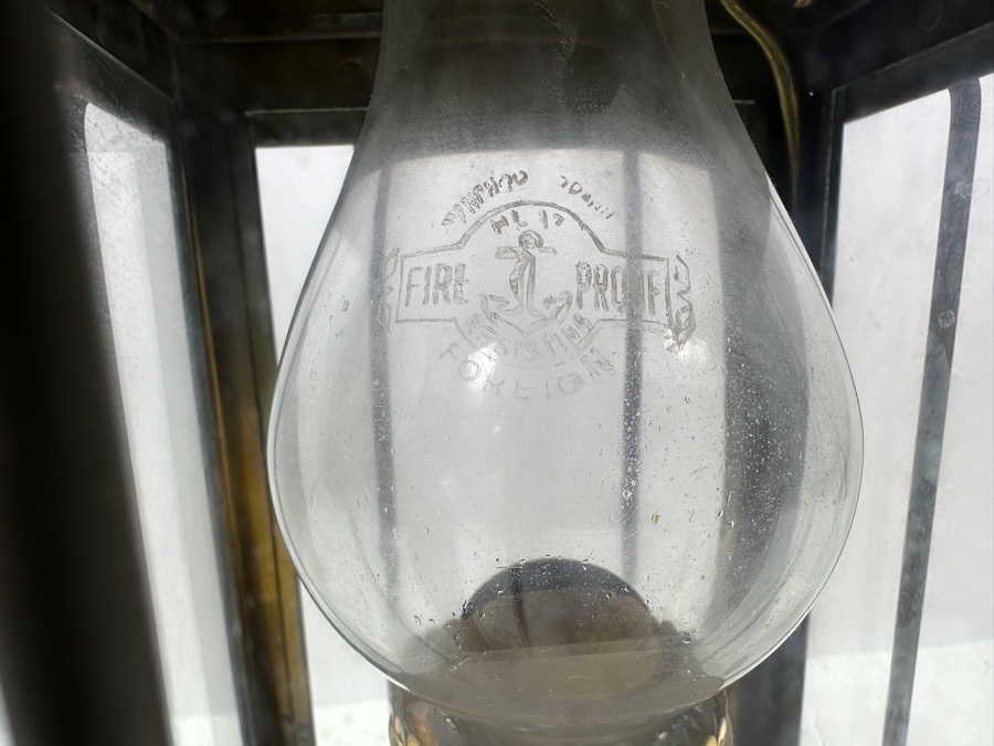 Davey & Co London England Cargo Light Nautical Maritime Oil Lantern Lamp 19H [Photo 15]