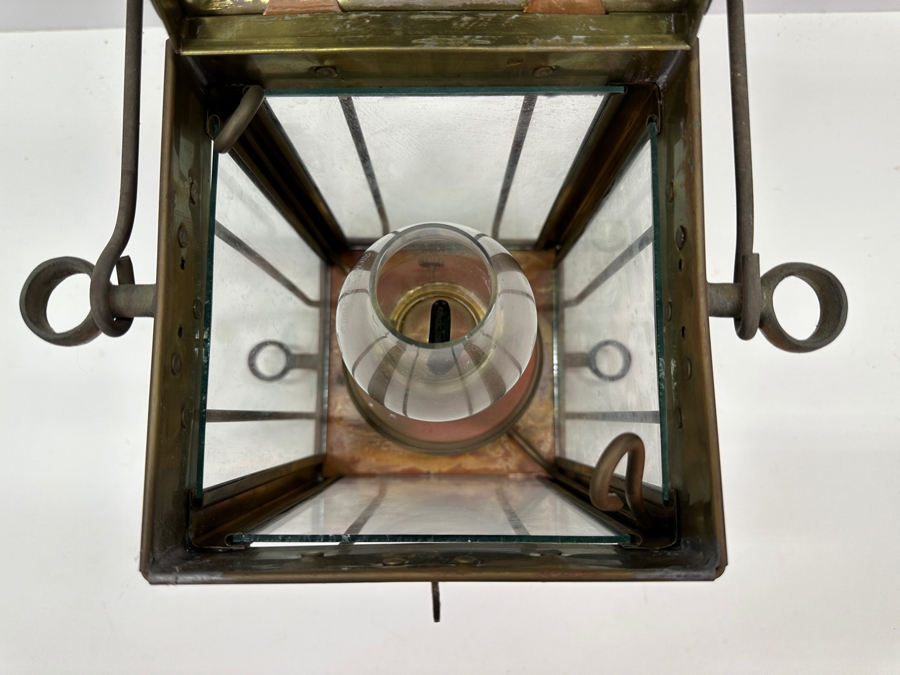 Davey & Co London England Cargo Light Nautical Maritime Oil Lantern Lamp 19H [Photo 10]