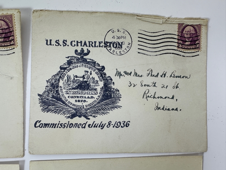 Vintage 1971 Apollo 14 & Apollo 15 US Navy Recovery Force First Day Covers Including Card From John S. McCain, Jr. Admiral, U.S. Navy [Photo 10]