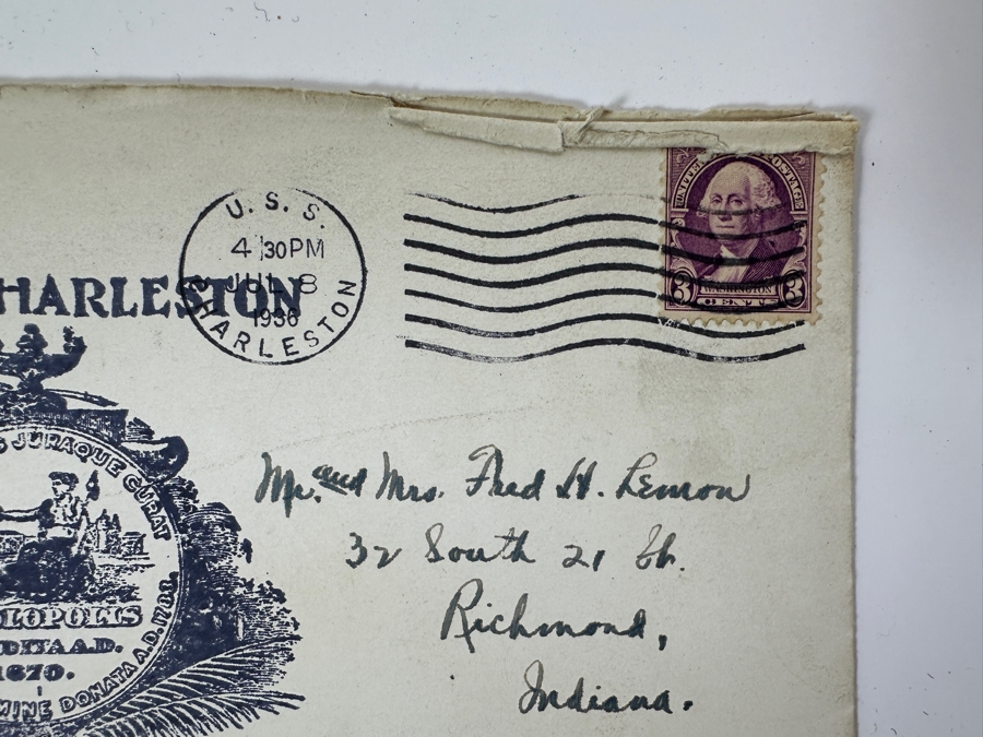 Vintage 1971 Apollo 14 & Apollo 15 US Navy Recovery Force First Day Covers Including Card From John S. McCain, Jr. Admiral, U.S. Navy [Photo 11]