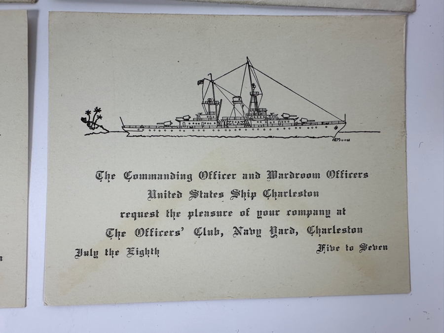 Vintage 1971 Apollo 14 & Apollo 15 US Navy Recovery Force First Day Covers Including Card From John S. McCain, Jr. Admiral, U.S. Navy [Photo 12]