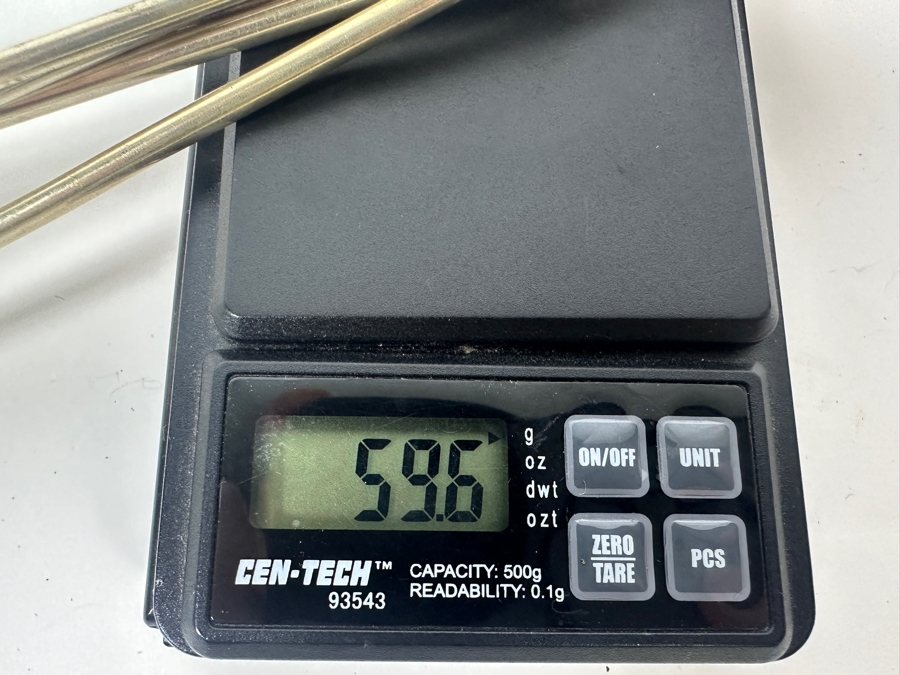 Six Vintage Sterling Silver Julep Spoons 59.6g 8L - Sterling Silver Melt Value = $59 [Photo 9]