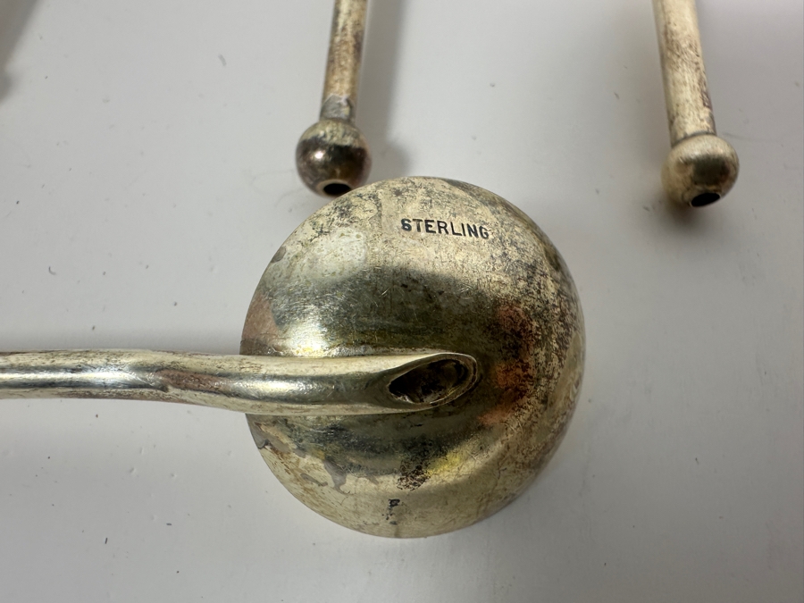 Six Vintage Sterling Silver Julep Spoons 59.6g 8L - Sterling Silver Melt Value = $59 [Photo 6]