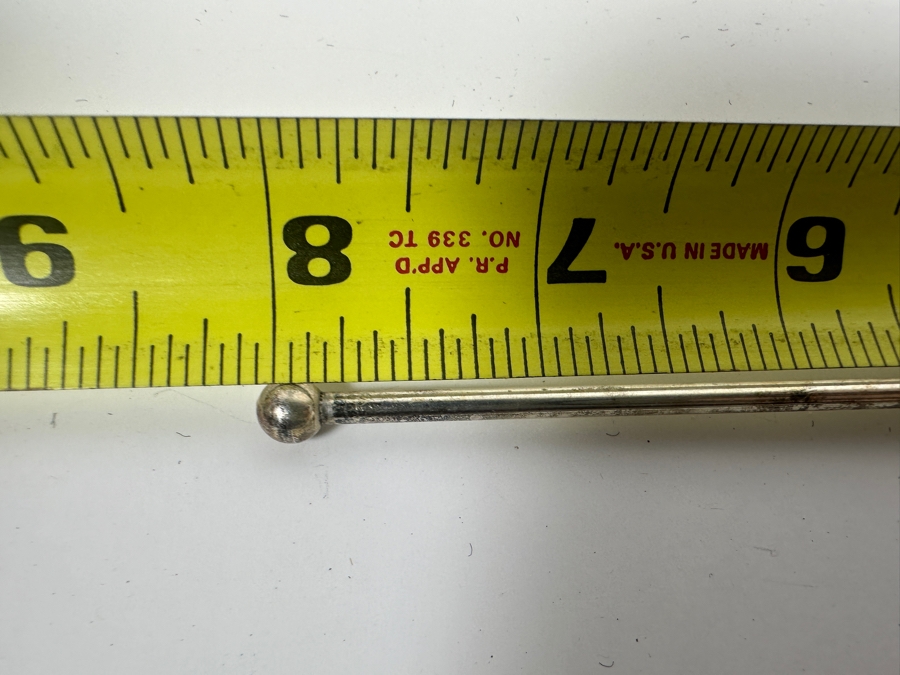 Six Vintage Sterling Silver Julep Spoons 59.6g 8L - Sterling Silver Melt Value = $59 [Photo 7]