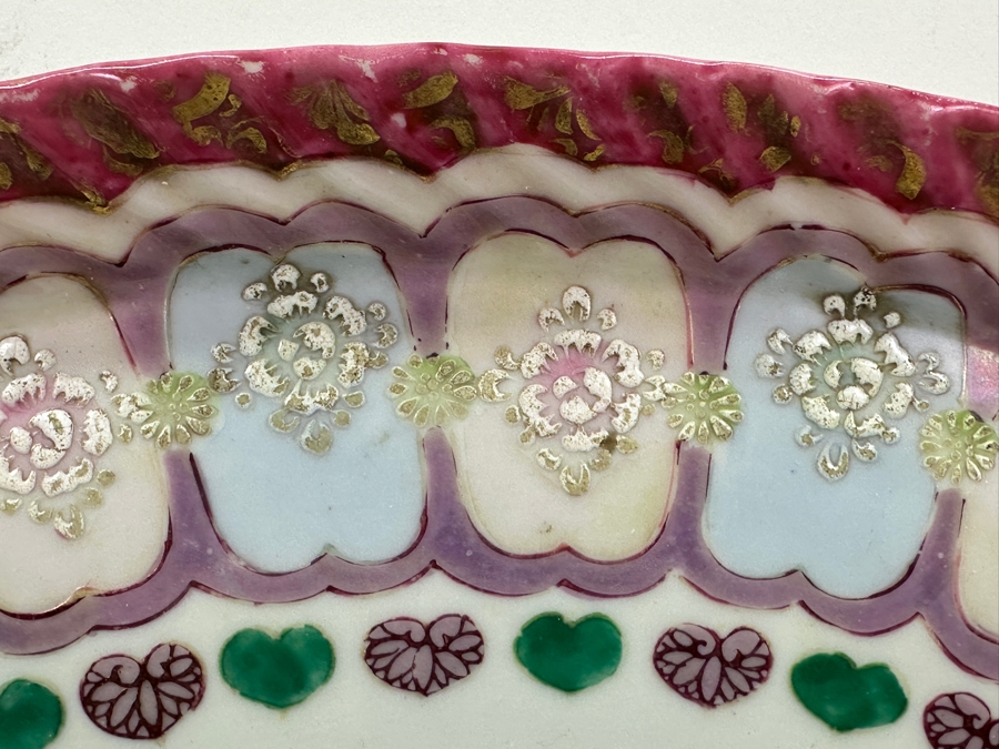 Vintage French Hand Painted Platter 15W And Hotel Del Coronado Dish 11W [Photo 9]