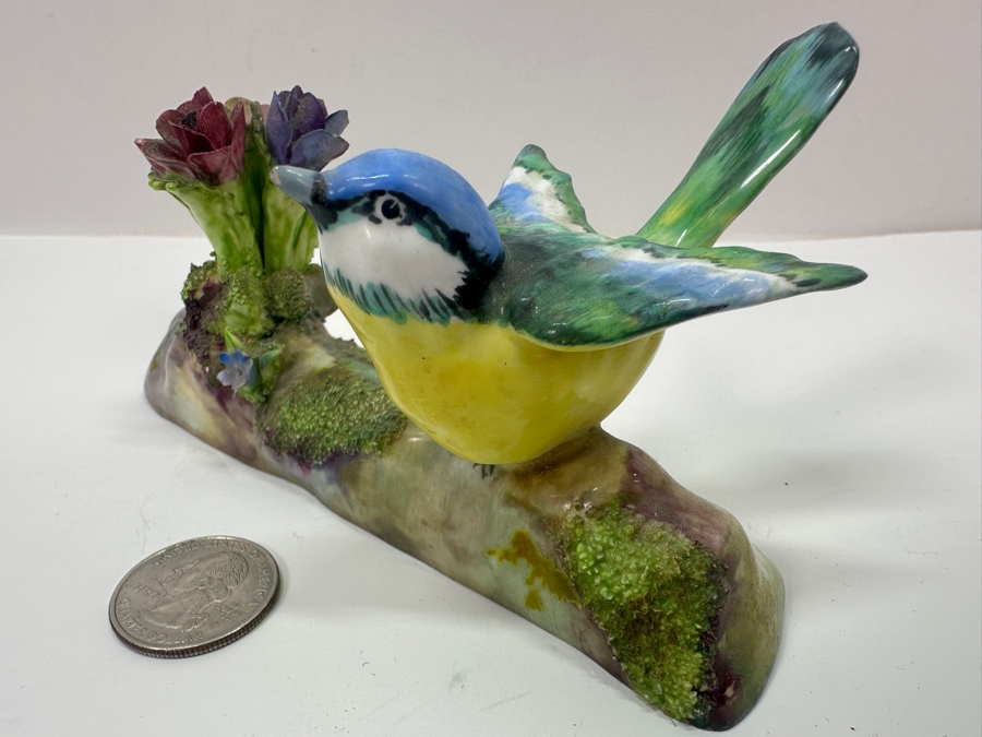 Fine Bone China Crown Staffordshire England Bird Figurine 5.5L [Photo 5]