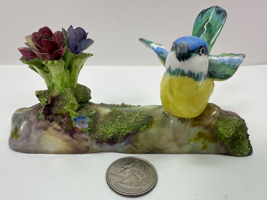 Fine Bone China Crown Staffordshire England Bird Figurine 5.5L [Photo 3]