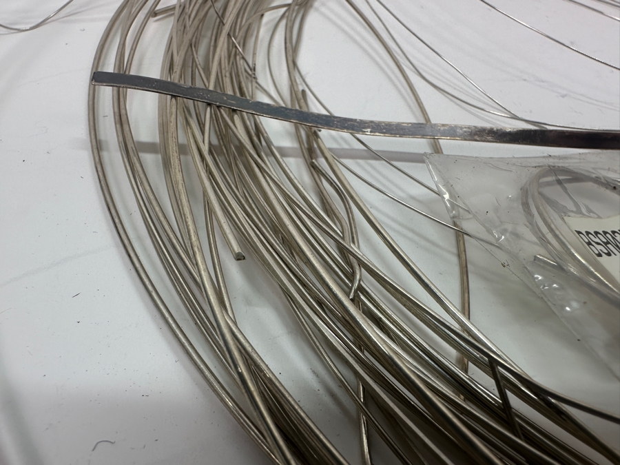 Sterling Silver Lot including Wire for Jewelry Making 214g [Photo 13]
