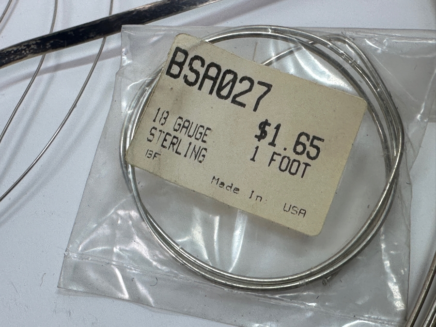 Sterling Silver Lot including Wire for Jewelry Making 214g [Photo 10]