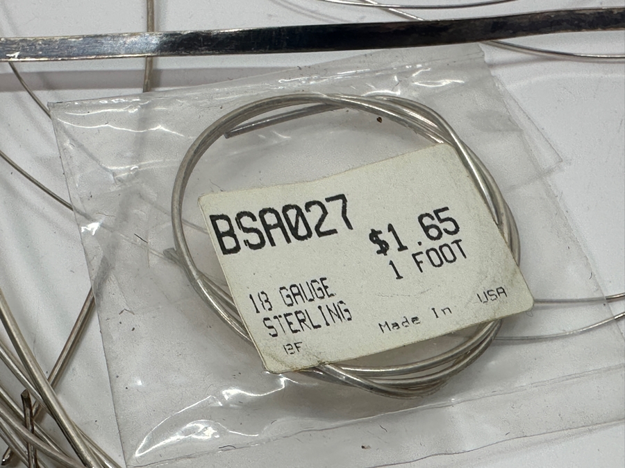Sterling Silver Lot including Wire for Jewelry Making 214g [Photo 11]