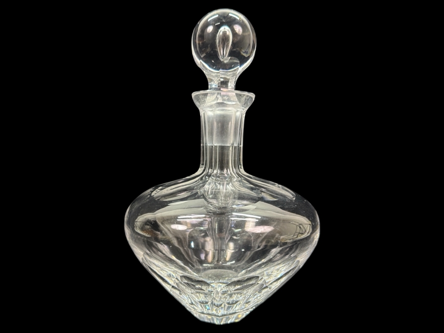 Hand Blown Crystal Decanter 10'H [Photo 1]