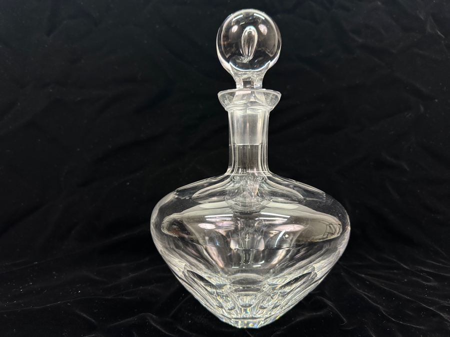 Hand Blown Crystal Decanter 10'H [Photo 3]