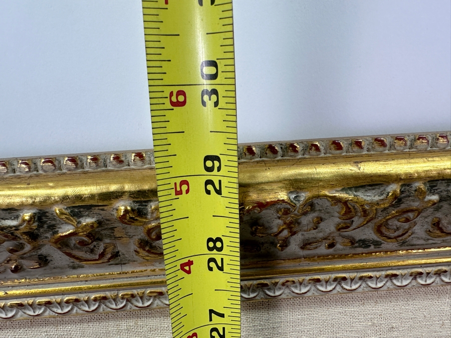 Original Oil Painting On Board Signed Lower Right 7.5 X 18 Framed 18.5 X 29 [Photo 11]