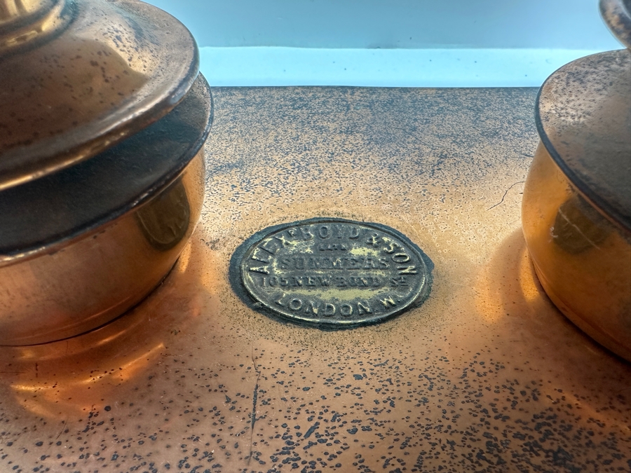 Antique Victorian Alex Boyd and Son Copper Food Warmer, London [Photo 3]