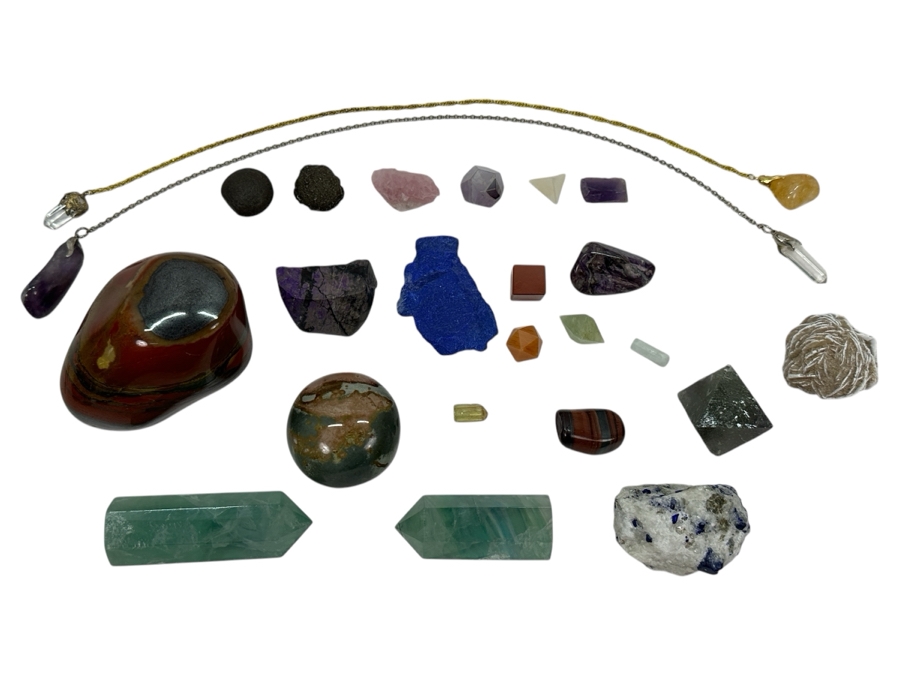Collection Of Various Crystals, Rocks And Minerals [Photo 1]