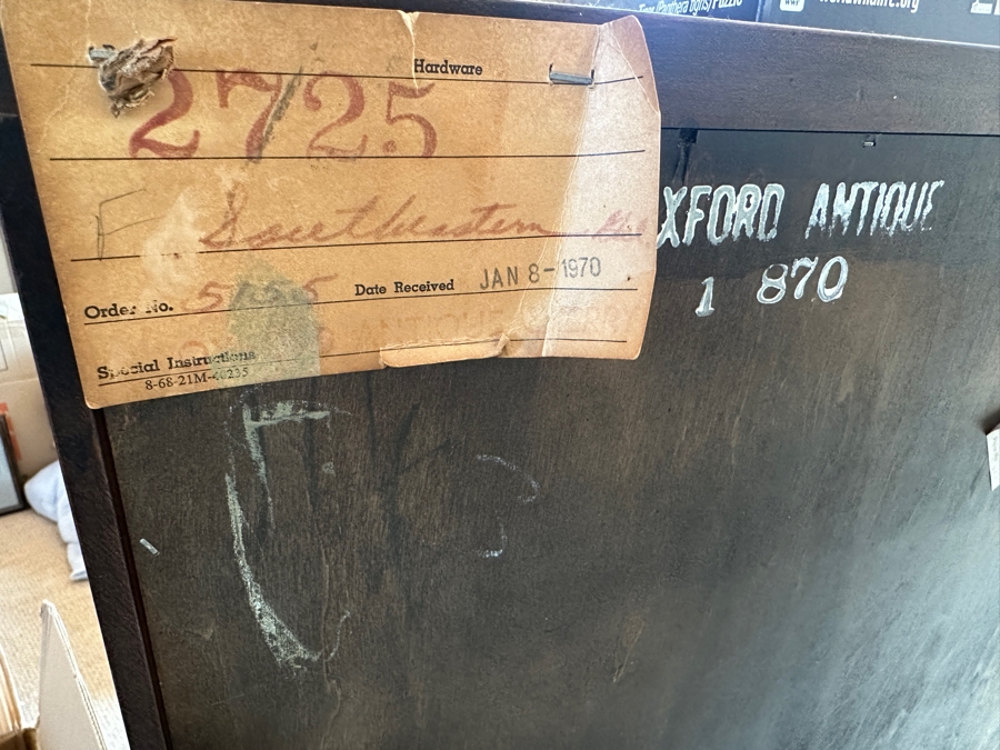 Vintage Cherry Queen Anne Lingerie 7-Drawer Chest Of Drawers Dresser By Statton Trutype Americana 24W X 17D X 55H [Photo 10]