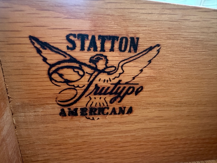 Vintage Cherry Queen Anne Lingerie 7-Drawer Chest Of Drawers Dresser By Statton Trutype Americana 24W X 17D X 55H [Photo 5]