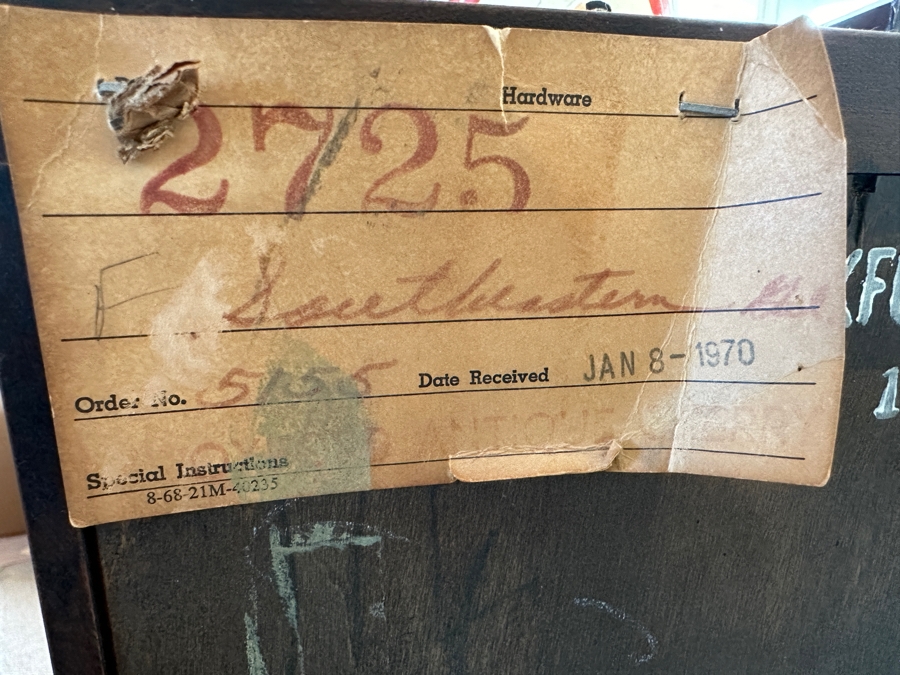 Vintage Cherry Queen Anne Lingerie 7-Drawer Chest Of Drawers Dresser By Statton Trutype Americana 24W X 17D X 55H [Photo 11]