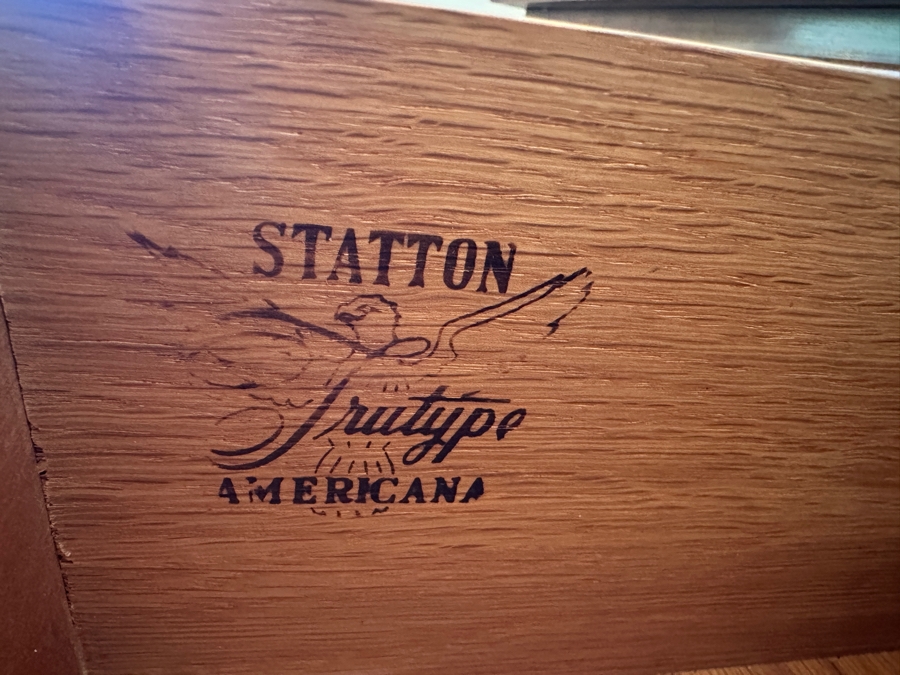 Vintage Highboy 7-Drawer Chest Of Drawers Dresser By Statton Trutype Americana 37W X 19D X 55H [Photo 4]