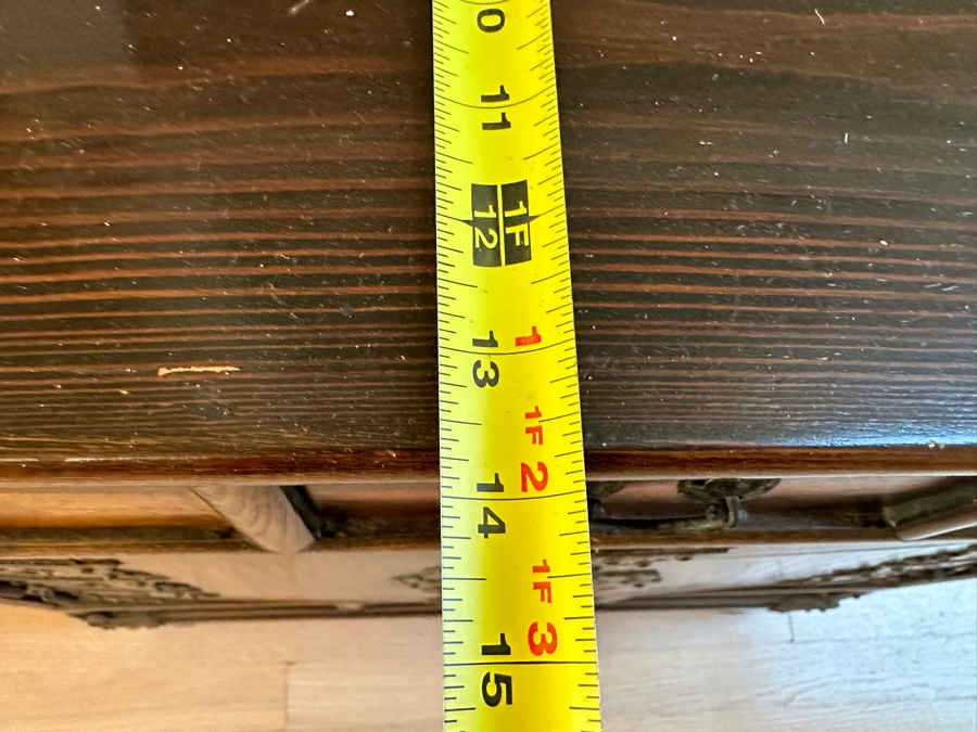 Pair Of Stunning Antique Korean Chests With Hand Wrought Metal Ornamentation 22W X 14D X 21.5H [Photo 16]