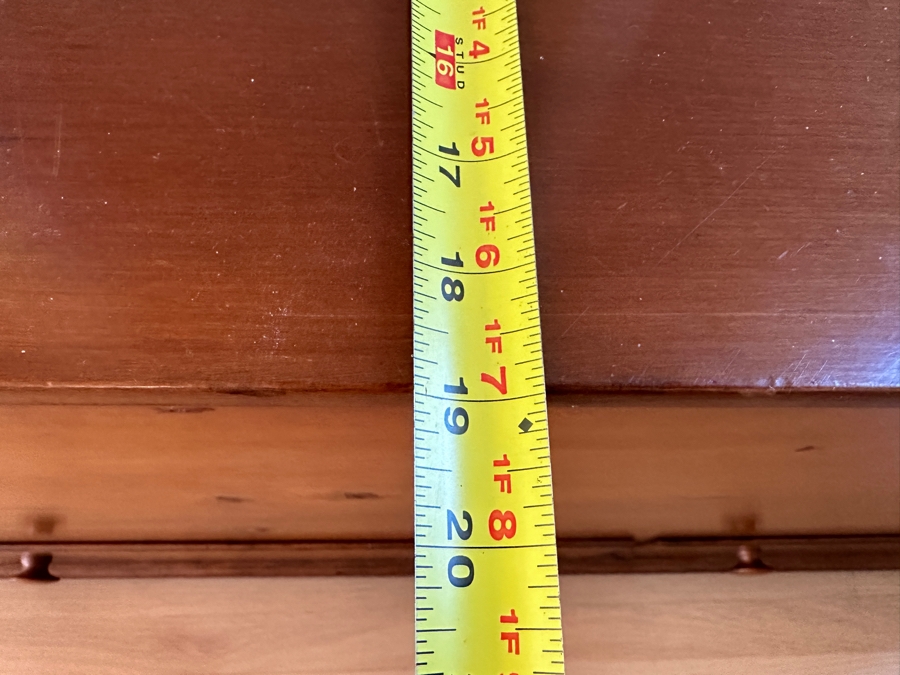 Antique North Carolina Handmade Cherry Blanket Chest From The Amos Stuart Quaker-Abolitionist Family Who Abandoned Their NC Home And Farm And Headed To Indiana To Escape The Animosity Of Neighbors In 1860 (See Photos For History) 50.5W X 19D X 23.5H [Photo 15]