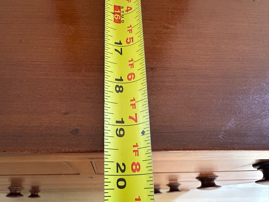 Antique Cherry 5-Drawer Chest Of Drawers Dresser 39W X 20D X 39H [Photo 8]