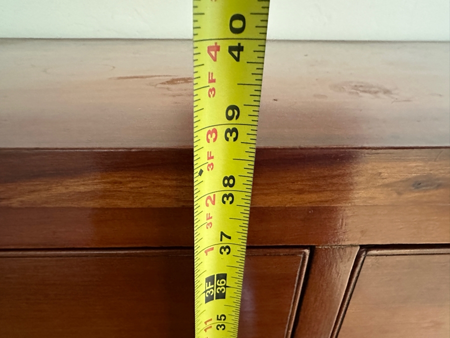 Antique Cherry 5-Drawer Chest Of Drawers Dresser 39W X 20D X 39H [Photo 9]