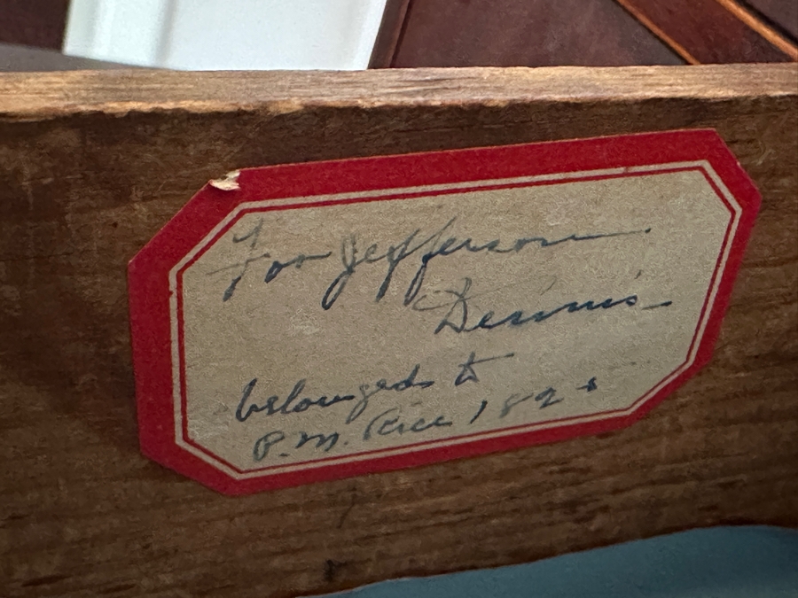 Antique Mahogany Bow Front 4-Drawer Chest Of Drawers Dresser 41W X 22D X 29H With Antique Mahogany Bow Front Swinging Shaving/Toilet Mirror 26W X 8D X 28H [Photo 14]