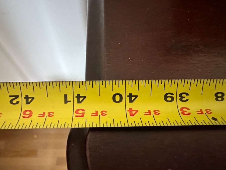 Antique Mahogany Bow Front 4-Drawer Chest Of Drawers Dresser 41W X 22D X 29H With Antique Mahogany Bow Front Swinging Shaving/Toilet Mirror 26W X 8D X 28H [Photo 18]