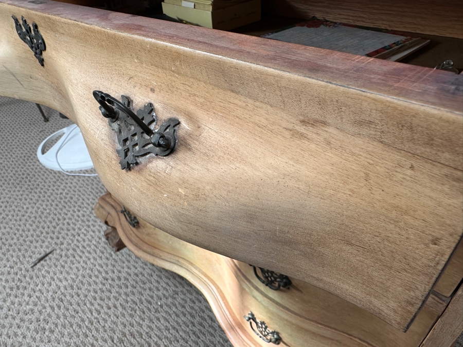 Vintage Drop Leaf Secretary Desk 30'W x 17'D x 40'H [Photo 5]