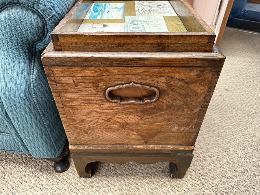 Antique Japanese Hibachi with Five Drawers 29.5'W x 16'D x 23'H [Photo 8]