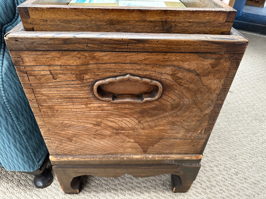 Antique Japanese Hibachi with Five Drawers 29.5'W x 16'D x 23'H [Photo 9]