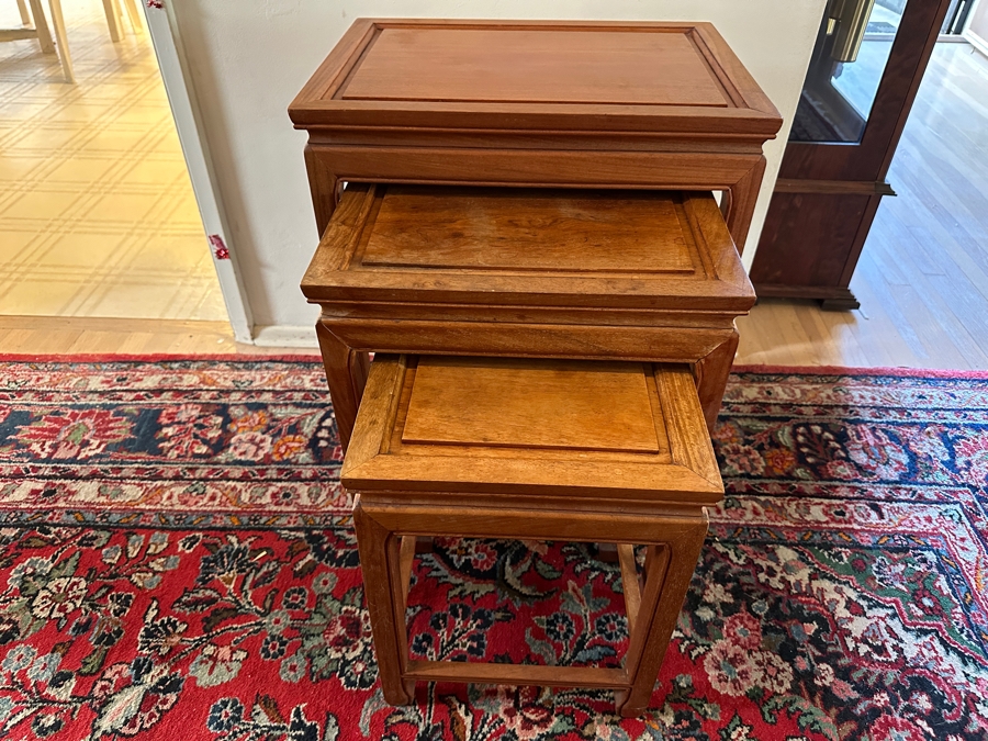 (3) Chinese Nesting Tables 20'W x 16'D x 25'H [Photo 3]