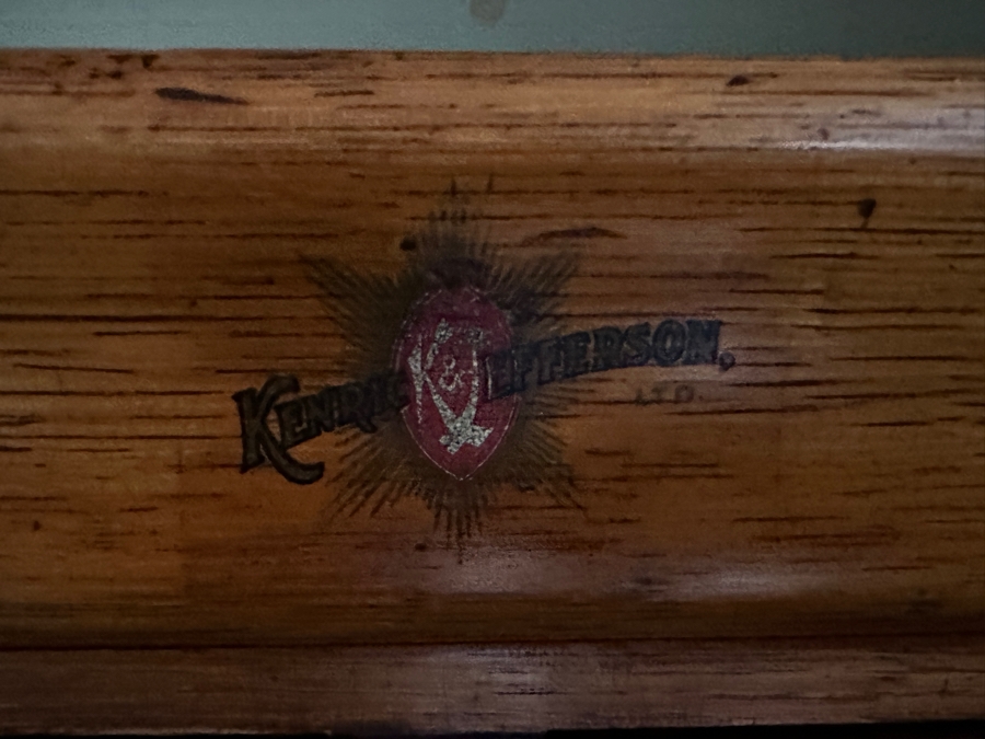 Antique Tiger Oak Library Card Catalog Cabinet 39'W x 16'D x 54.5'H [Photo 12]