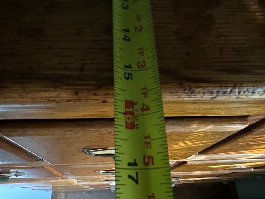 Antique Tiger Oak Library Card Catalog Cabinet 39'W x 16'D x 54.5'H [Photo 19]