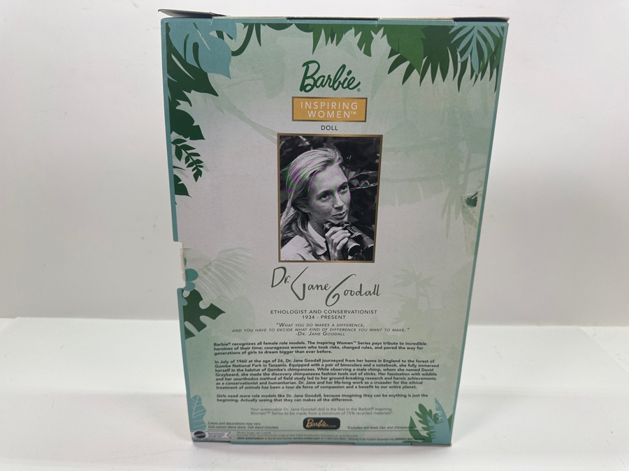 Dr. Jane Goodall Barbie® Inspiring Women™ Doll, New in Box [Photo 8]