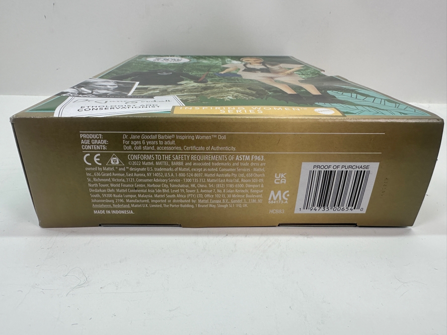 Dr. Jane Goodall Barbie® Inspiring Women™ Doll, New in Box [Photo 9]